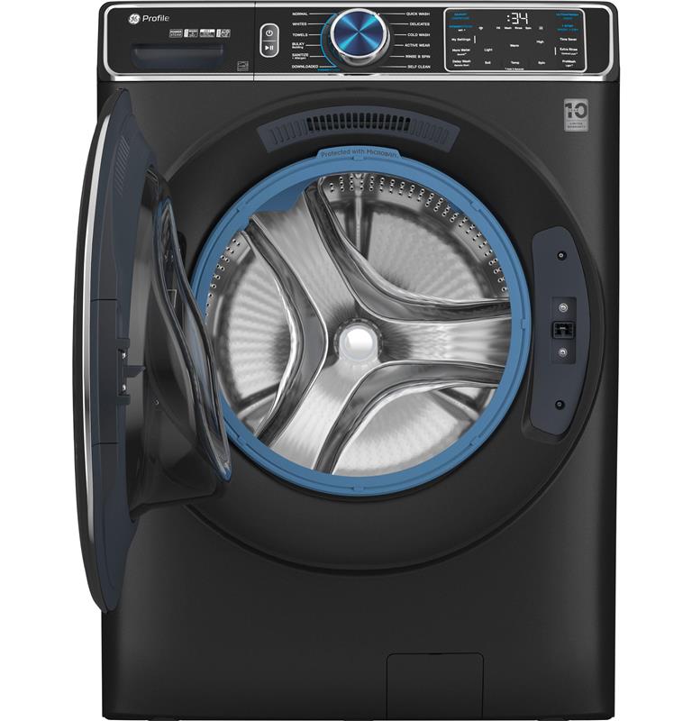 GE Profile(TM) 5.3 cu. ft. Capacity Smart Front Load ENERGY STAR(R) Steam Washer with Adaptive SmartDispense(TM) UltraFresh Vent System Plus(TM) with OdorBlock(TM)-(PFW950SPTDS)