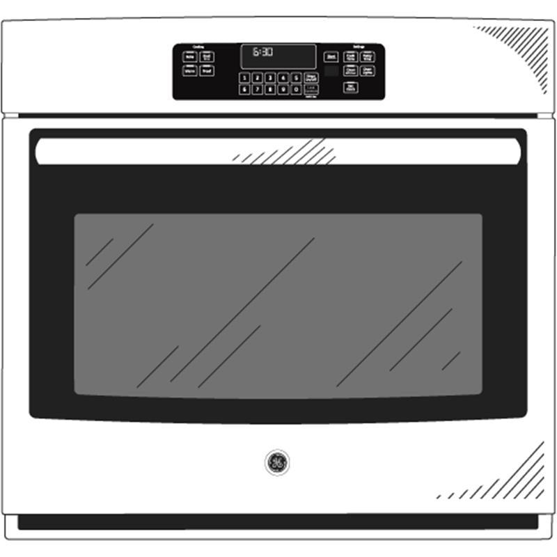 GE(R) 30" Built-In Single Wall Oven-(JT3000EJES)