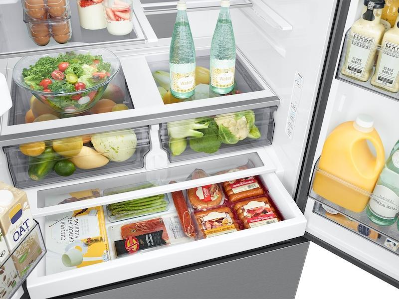 31 cu. ft. Mega Capacity 3-Door French Door Refrigerator with Four Types of Ice in Stainless Steel-(RF32CG5400SRAA)