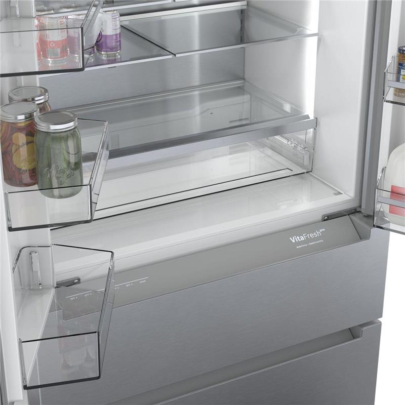 800 Series French Door Bottom Mount Refrigerator 36" Easy clean stainless steel-(B36CL80ENS)