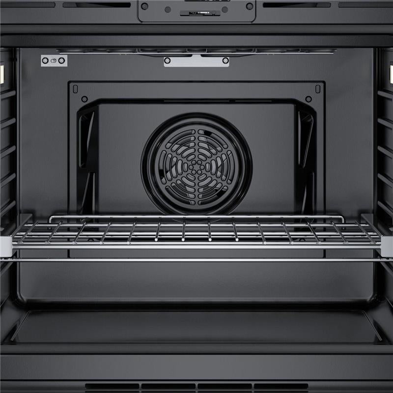 800 Series Single Wall Oven 30" Left SideOpening Door, Black Stainless Steel-(HBL8444LUC)