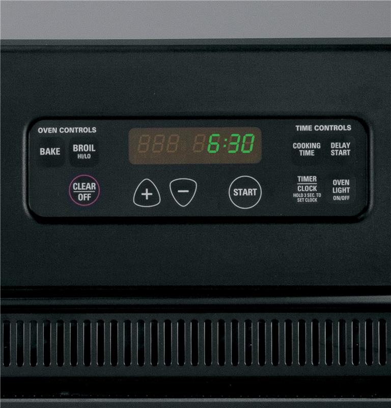 GE(R) 24" Electric Single Standard Clean Wall Oven-(JRS06BJBB)