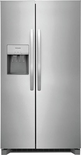 Frigidaire 25.6 Cu. Ft. 36" Standard Depth Side by Side Refrigerator-(FRSS2623ASSD0102)
