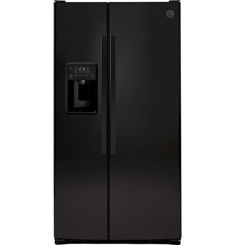 GE(R) ENERGY STAR(R) 25.3 Cu. Ft. Side-By-Side Refrigerator-(GSE25GGHBB)
