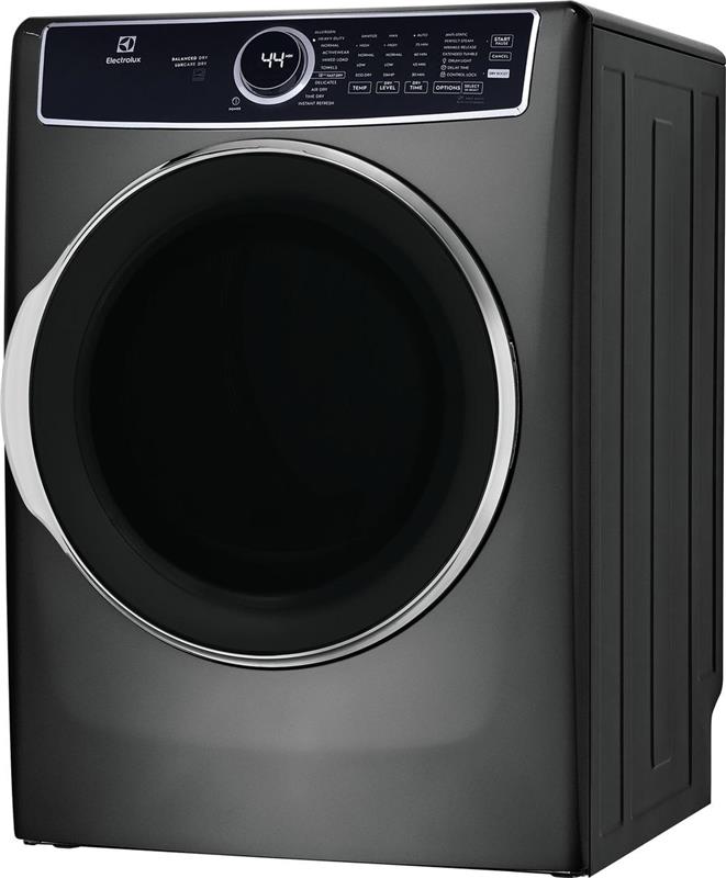 Electrolux Front Load Perfect Steam(TM) Electric Dryer with Balanced Dry(TM) and Instant Refresh - 8.0 Cu. Ft.-(ELFE7637ATSD1189)