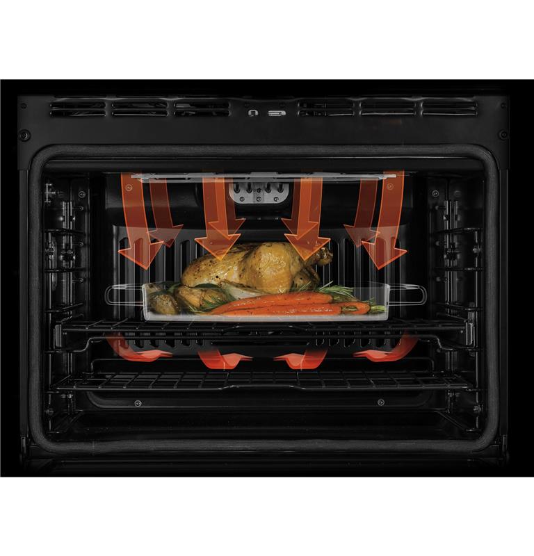 GE Profile(TM) Series 30" Built-In Single Convection Wall Oven-(PT9051BLTS)
