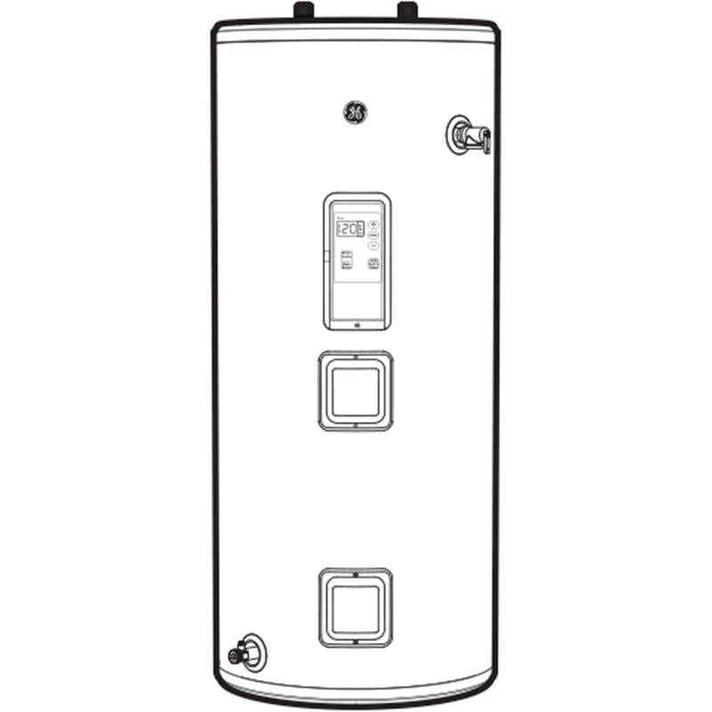 GE(R) Smart 40 Gallon Short Electric Water Heater-(GE40S12BLM)