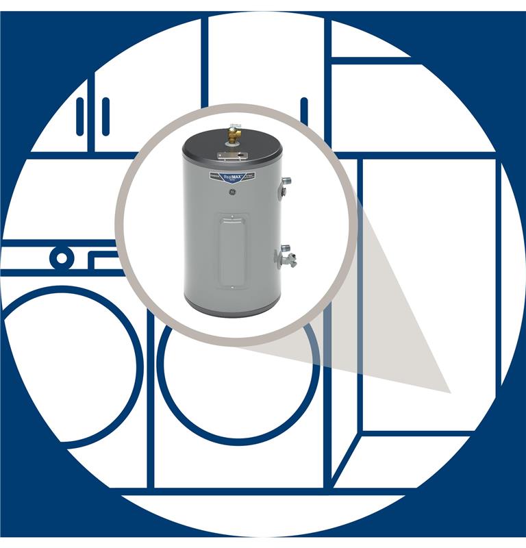 GE(R) 10 Gallon Electric Point of Use Water Heater-(GE10P08BAR)