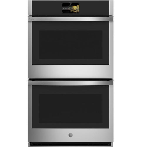 GE Profile(TM) 30" Smart Built-In Convection Double Wall Oven with In-Oven Camera and No Preheat Air Fry-(PTD9000SNSS)