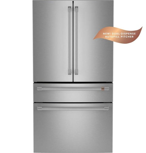 Caf(eback)(TM) ENERGY STAR(R) 28.7 Cu. Ft. Smart 4-Door French-Door Refrigerator With Dual-Dispense AutoFill Pitcher-(CGE29DP2TS1)