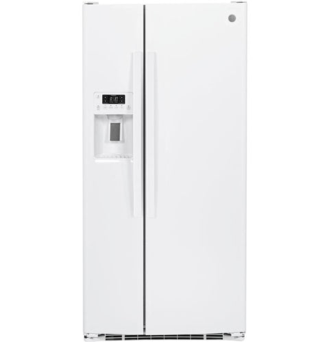GE(R) 23.2 Cu. Ft. Side-By-Side Refrigerator-(GSS23GGKWW)