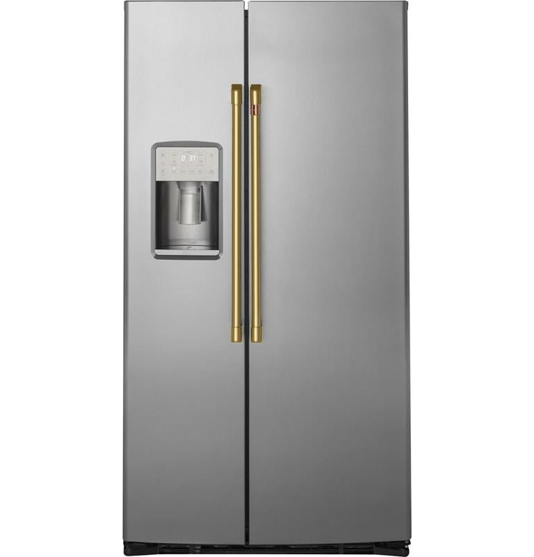 Caf(eback)(TM) Refrigeration Handle Kit - Brushed Brass-(CXMS2H2PNCG)