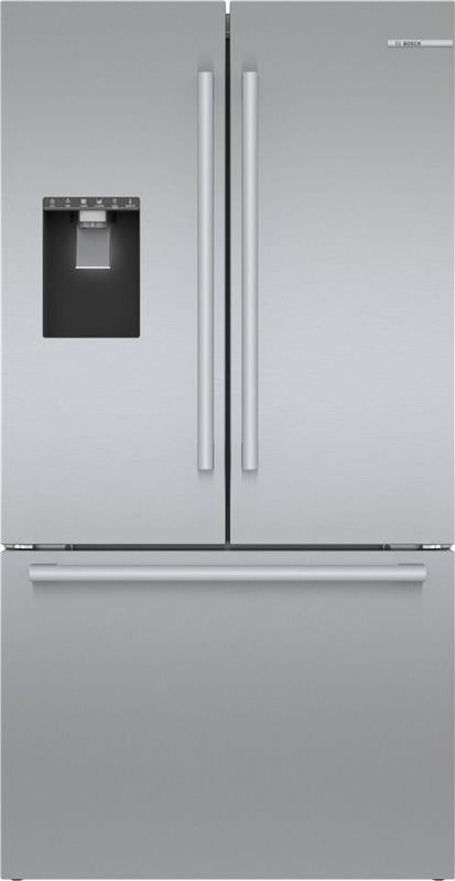 500 Series French Door Bottom Mount Refrigerator 36" Easy clean stainless steel-(B36FD50SNS)