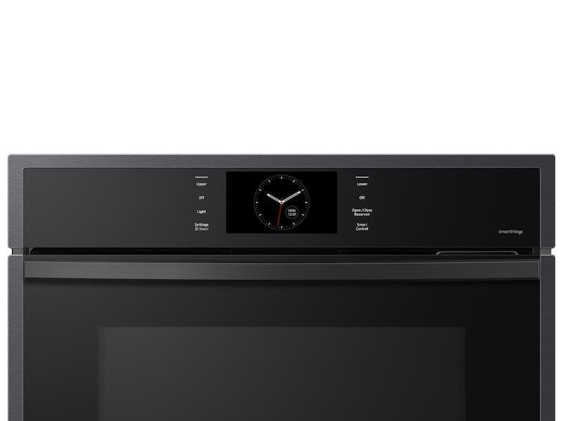 30" Double Wall Oven with Steam Cook in Matte Black Steel-(NV51CG600DMTAA)