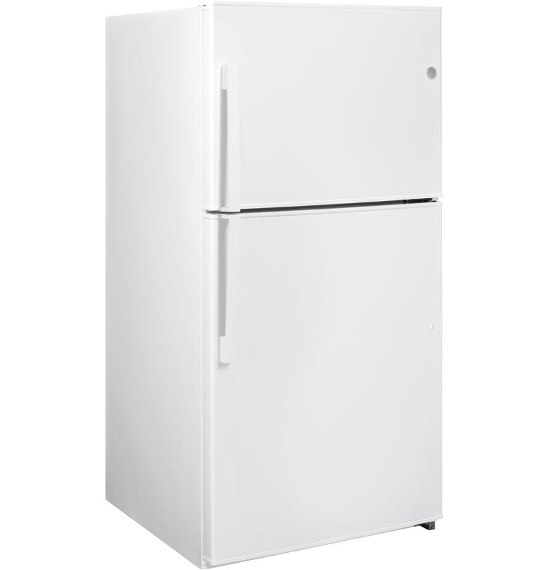 GE(R) ENERGY STAR(R) 21.1 Cu. Ft. Top-Freezer Refrigerator-(GIE21GTHWW)