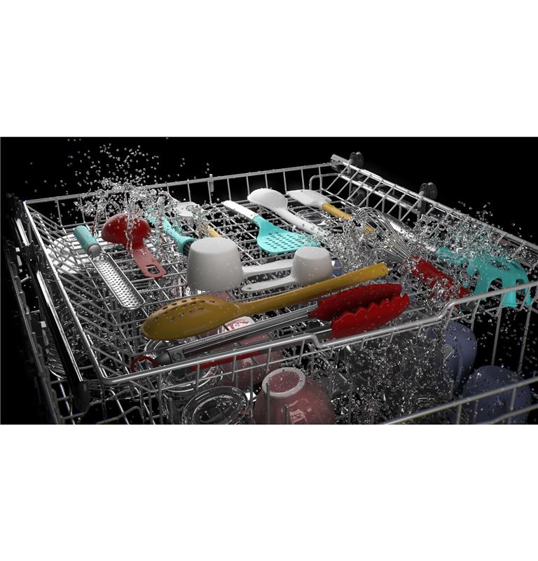 GE(R) Top Control with Plastic Interior Dishwasher with Sanitize Cycle & Dry Boost-(GDP630PGRBB)