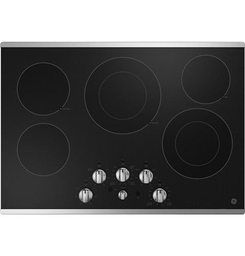 GE(R) 30" Built-In knob Control Electric Cooktop-(JEP5030STSS)