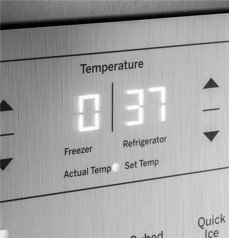GE Profile(TM) Series 28.2 Cu. Ft. Side-by-Side Refrigerator-(PSS28KYHFS)