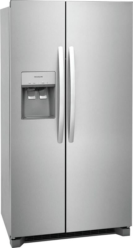 Frigidaire 22.3 Cu. Ft. 36" Counter Depth Side by Side Refrigerator-(FRSC2333AS)