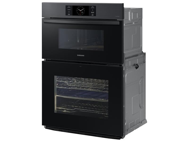 Bespoke 30" Microwave Combination Wall Oven with with Flex Duo(TM) in Matte Black Steel-(NQ70CG700DMTAA)