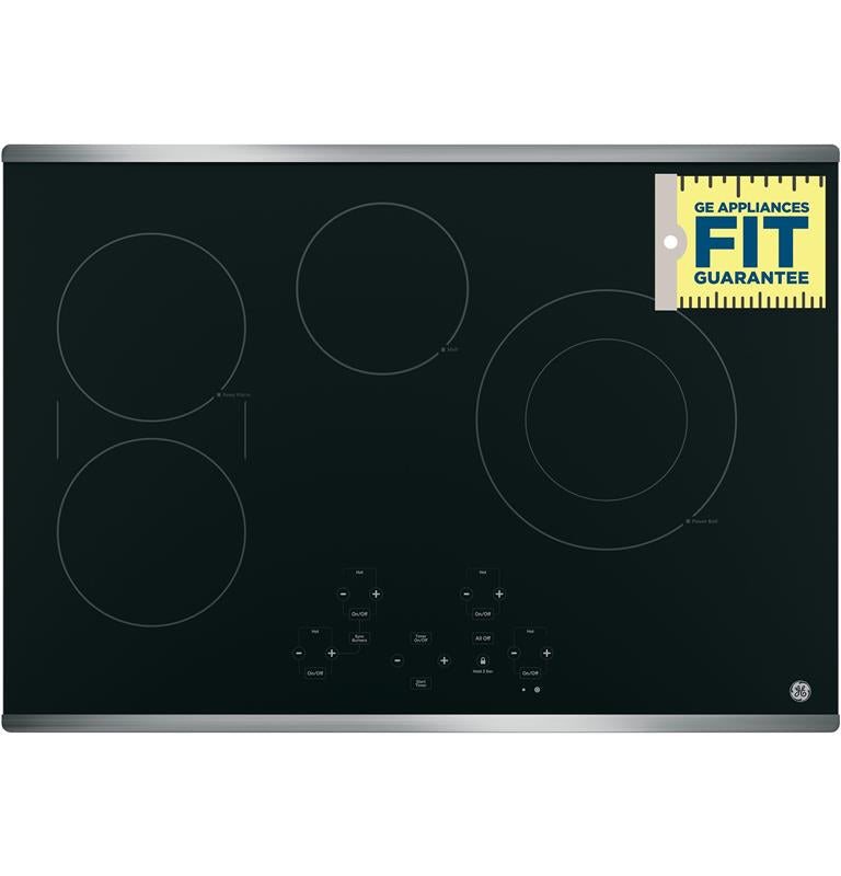 GE(R) 30" Built-In Touch Control Electric Cooktop-(JP5030SJSS)