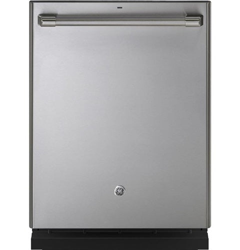 GE Caf(eback)(TM) Series Stainless Interior Built-In Dishwasher with Hidden Controls-(CDT835SSJSS)