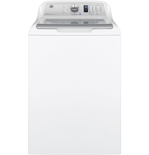 GE(R) 4.5 cu. ft. Capacity Washer with Stainless Steel Basket-(GTW685BSLWS)