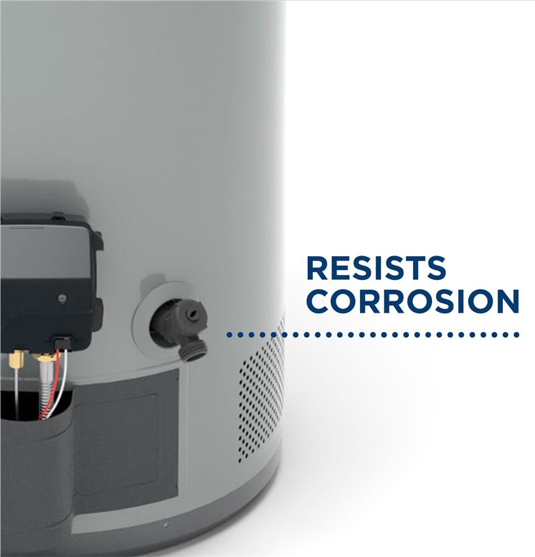 GE RealMAX Premium 50-Gallon Tall Liquid Propane Atmospheric Water Heater-(GP50T10BXR)