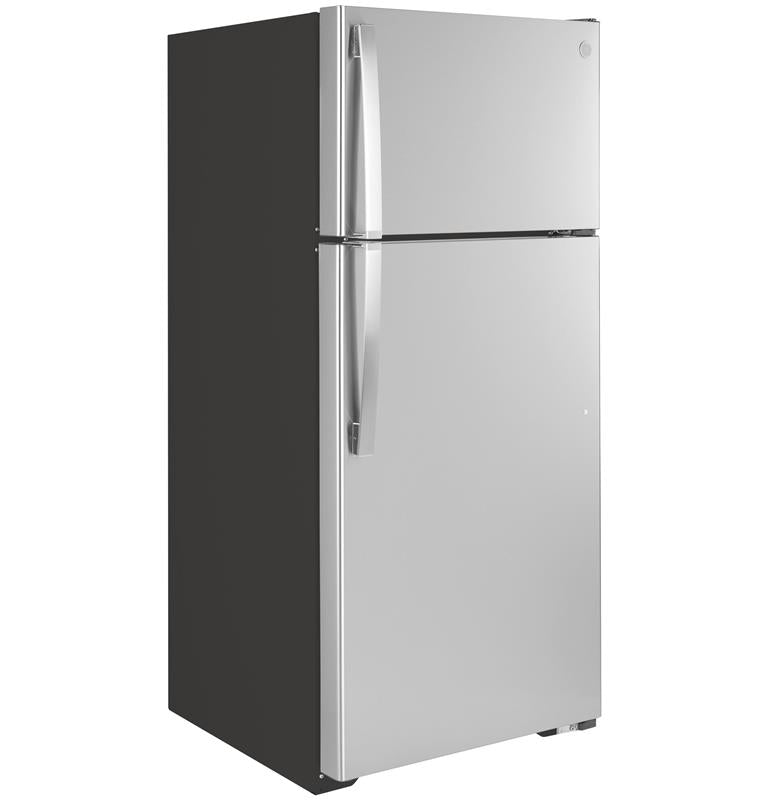 GE(R) ENERGY STAR(R) 16.6 Cu. Ft. Top-Freezer Refrigerator-(GIE17GSNRSS)