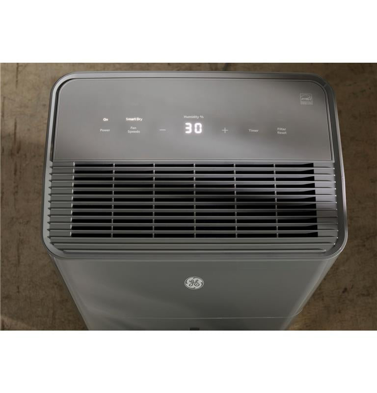 GE(R) 50 Pint ENERGY STAR(R) Portable Dehumidifier with Smart Dry for Wet Spaces-(ADYR50LC)
