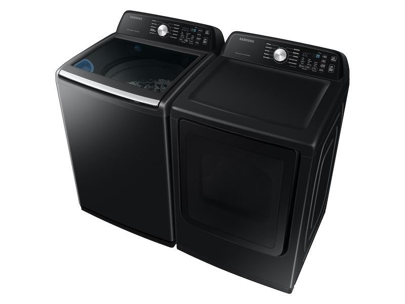 7.4 cu. ft. Smart Electric Dryer with Sensor Dry in Brushed Black-(DVE47CG3500VA3)