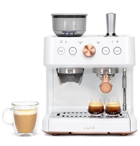 Caf(eback)(TM) BELLISSIMO Semi Automatic Espresso Machine + Frother-(C7CESAS4RW3)