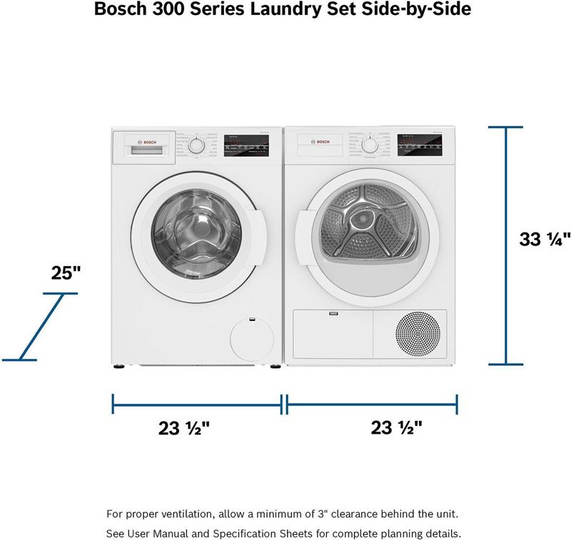 300 Series Compact Condensation Dryer-(WTG86403UC)