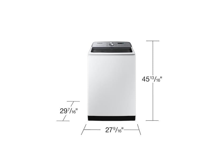 5.5 cu. ft. Extra-Large Capacity Smart Top Load Washer with Super Speed Wash in White-(WA55CG7100AWUS)