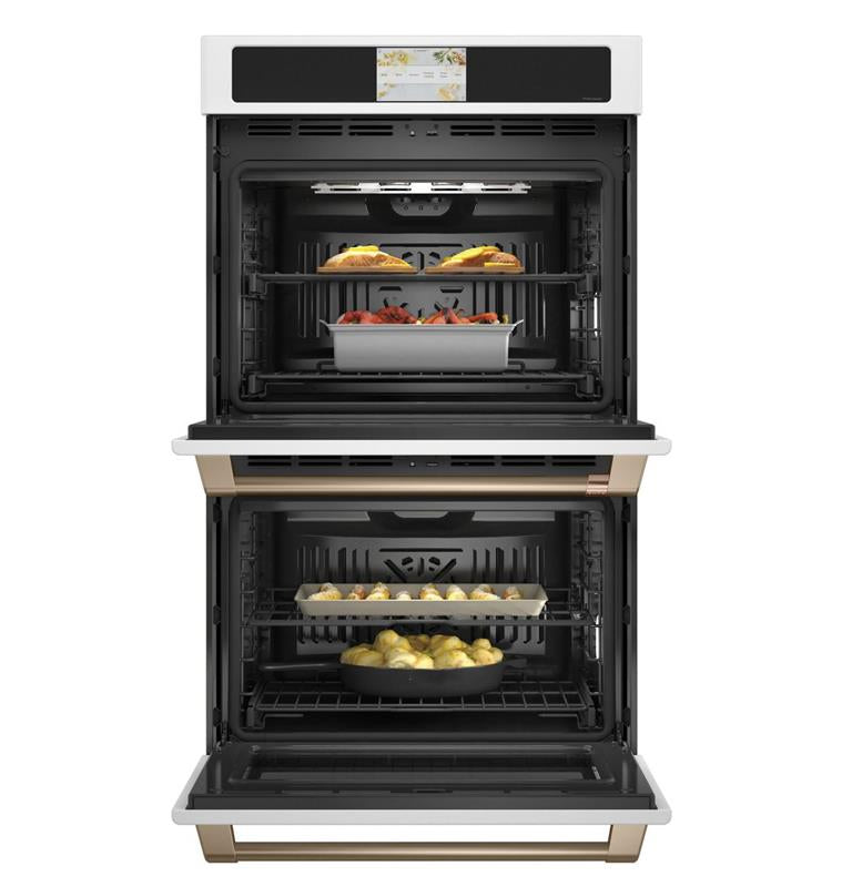 Caf(eback)(TM) Professional Series 30" Smart Built-In Convection Double Wall Oven-(CTD90DP4NW2)