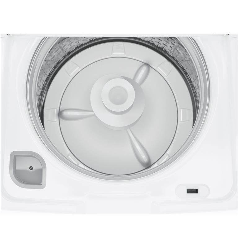 GE(R) 4.2 cu. ft. Capacity Washer with Stainless Steel Basket-(GTW460ASJWW)