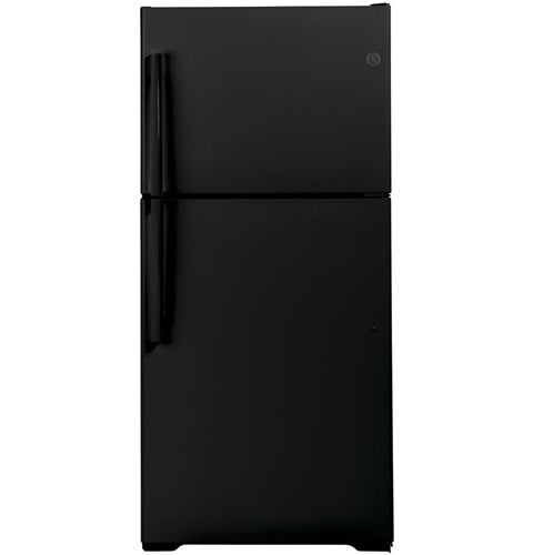 GE(R) ENERGY STAR(R) 19.2 Cu. Ft. Top-Freezer Refrigerator-(GTE19JTNRBB)