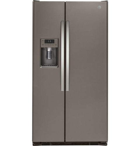 GE(R) 21.9 Cu. Ft. Counter-Depth Side-By-Side Refrigerator-(GZS22DMJES)
