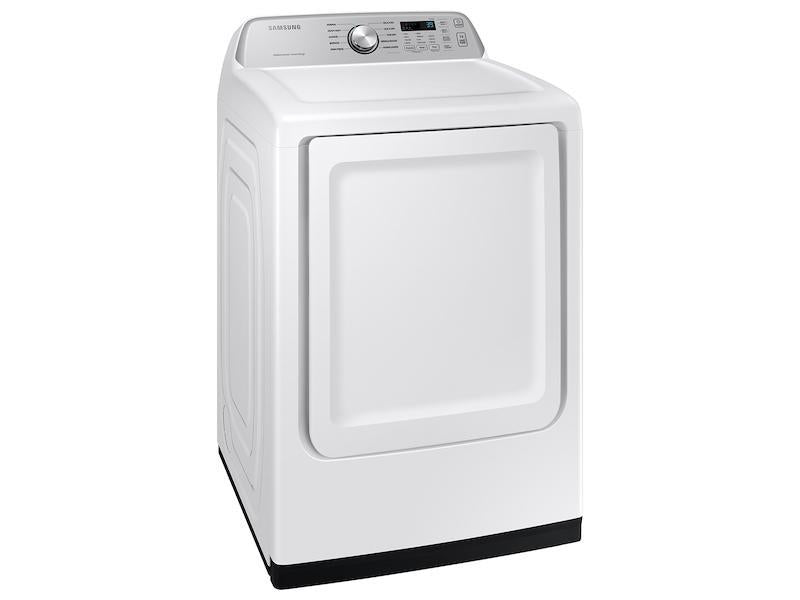 7.4 cu. ft. Smart Electric Dryer with Sensor Dry in White-(DVE47CG3500WA3)
