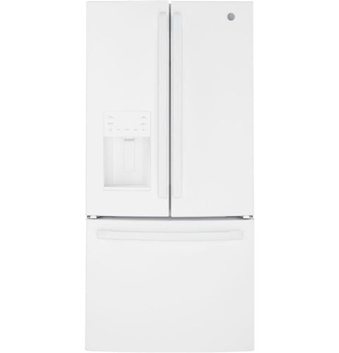 GE(R) ENERGY STAR(R) 23.6 Cu. Ft. French-Door Refrigerator-(GFE24JGKWW)