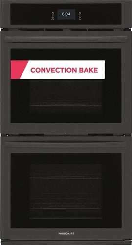 Frigidaire 27" Double Electric Wall Oven with Fan Convection-(FCWD2727AB)