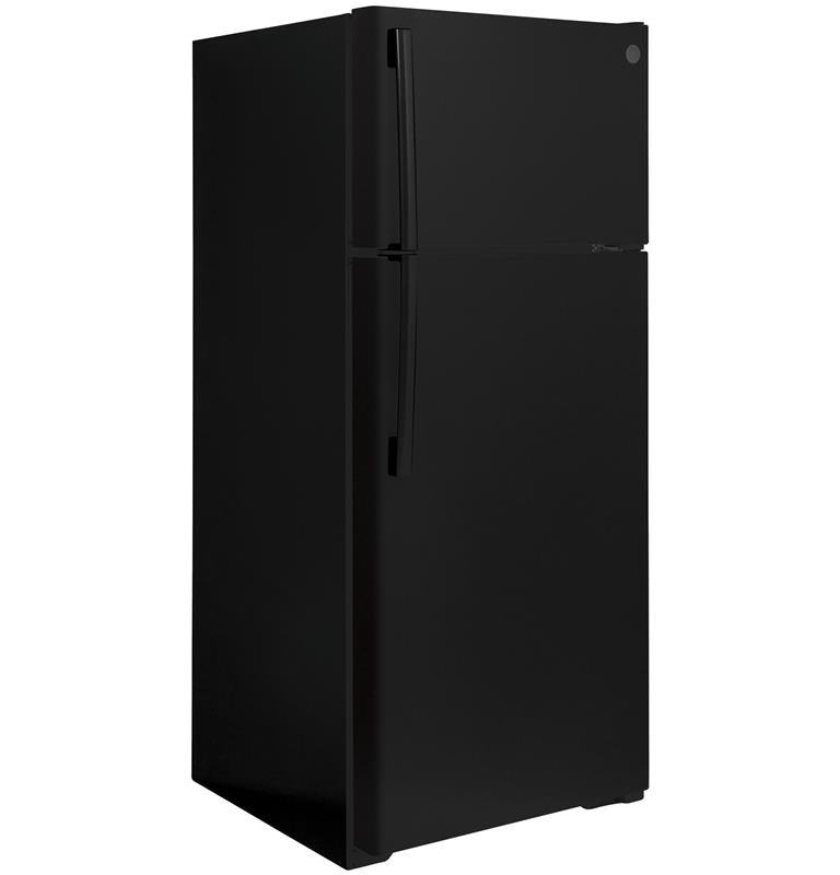GE(R) ENERGY STAR(R) 17.5 Cu. Ft. Top-Freezer Refrigerator-(GTE18GTNRBB)