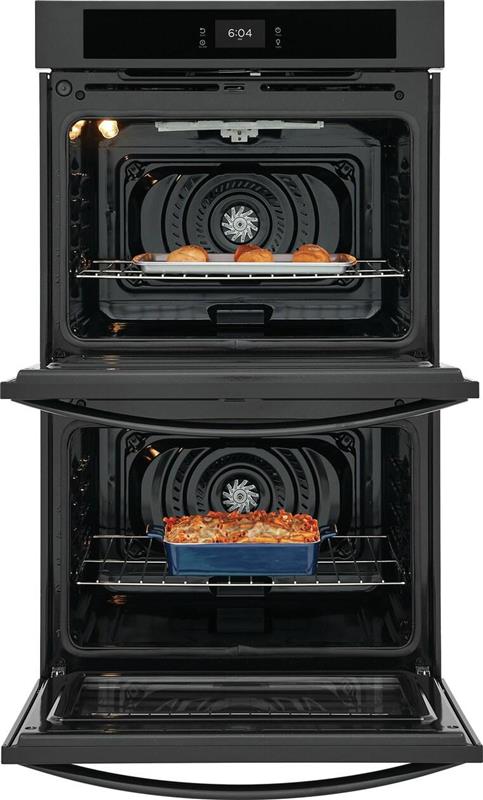 Frigidaire 30" Double Electric Wall Oven with Fan Convection-(FCWD3027AB)