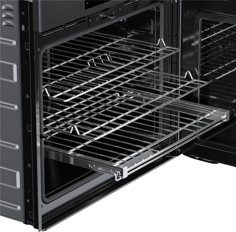 800 Series Single Wall Oven 30" Right SideOpening Door, Black Stainless Steel-(HBL8444RUC)