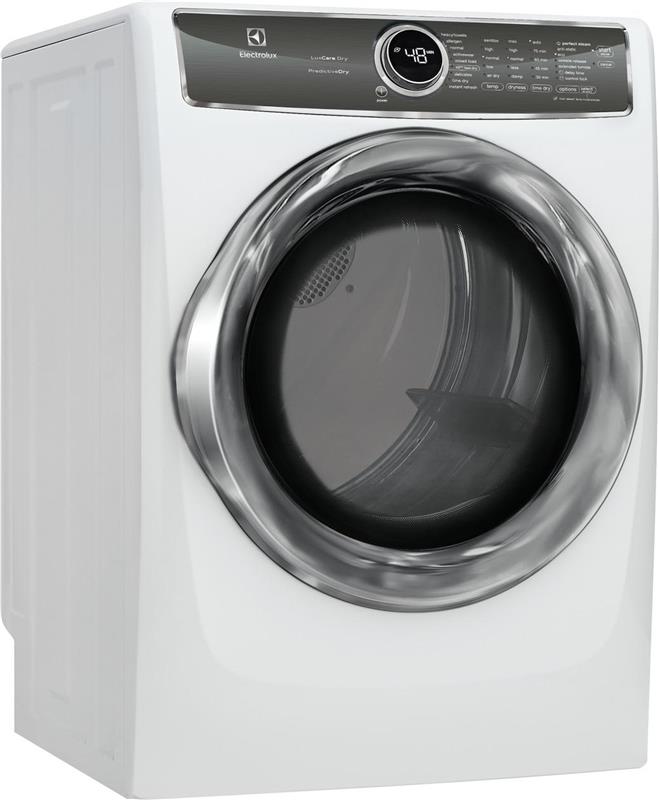 Electrolux Front Load Perfect Steam(TM) Gas Dryer with PredictiveDry(TM) and Instant Refresh - 8.0. Cu. Ft.-(EFMG627UIW)