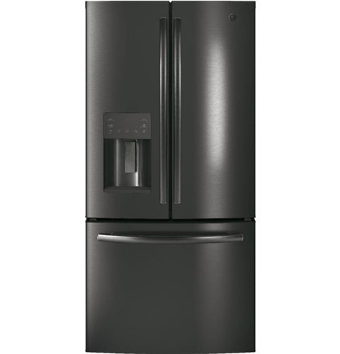 GE(R) ENERGY STAR(R) 23.6 Cu. Ft. French-Door Refrigerator-(GFE24JBLTS)