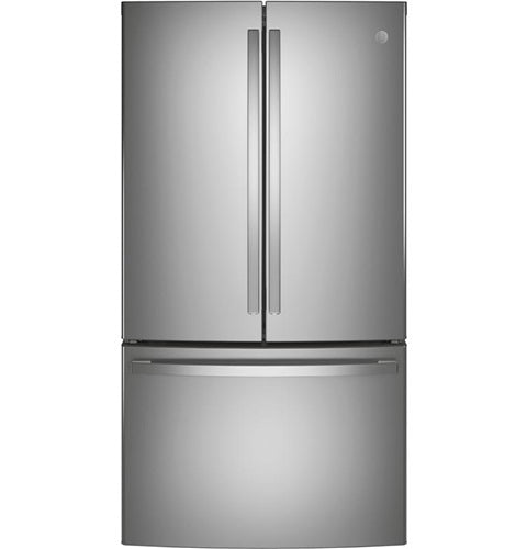 GE(R) ENERGY STAR(R) 28.7 Cu. Ft. Fingerprint Resistant French-Door Refrigerator-(GNE29GYNFS)