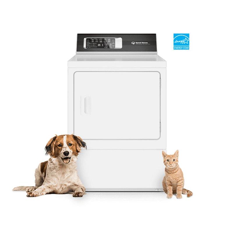 DR7 Sanitizing Electric Dryer with Pet Plus? | Steam | Over-dry Protection Technology | ENERGY STAR? Certified | 7-Year Warranty-(DR7004WE)