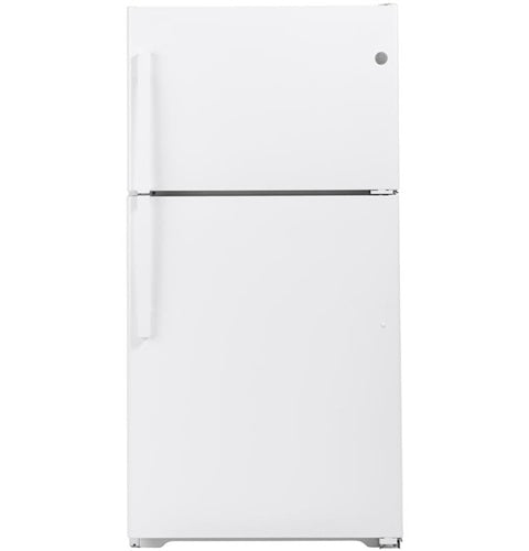 GE(R) ENERGY STAR(R) 21.9 Cu. Ft. Top-Freezer Refrigerator-(GIE22JTNRWW)