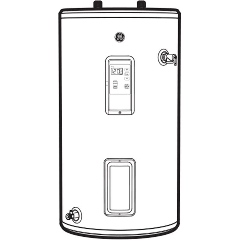 GE(R) Smart 30 Gallon Short Electric Water Heater-(GE30S12BLM)